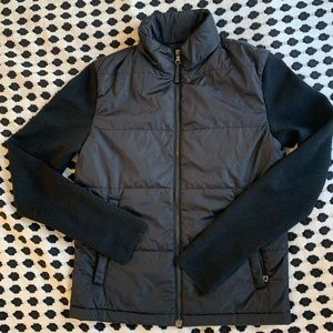 NWOT Prada light winter jacket w/ 100% Wool Sleeves